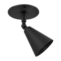 Handcrafted Brass Wall Sconce – Compact Vintage Design in matt black