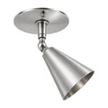 Handcrafted Brass Wall Sconce – Compact Vintage Design in brushed chrome