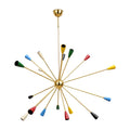 Modern Stilnovo Raw Brass Lamp in polished brass