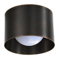 Handmade Vintage Flush Light in antique black