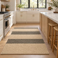 Handwoven Natural Jute Rug - Eco-Friendly & Durable in a kitchen