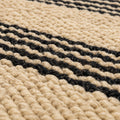 Handwoven Natural Jute Rug - Eco-Friendly & Durable, close up of the texture