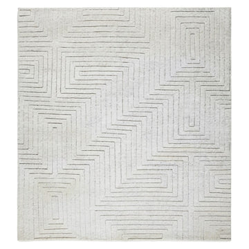 High-Pile Luxury Rug, full view on a white background