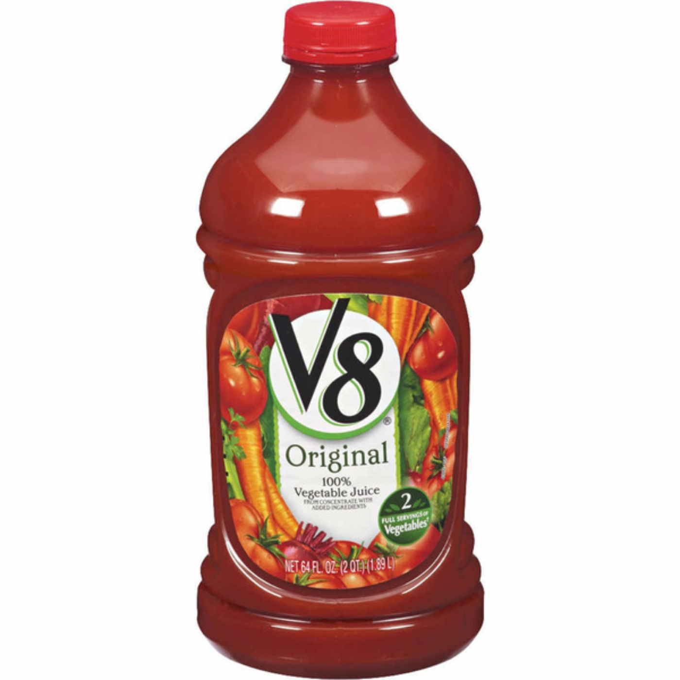V8 100% Vegetable Juice, 64 fl oz, 2-count