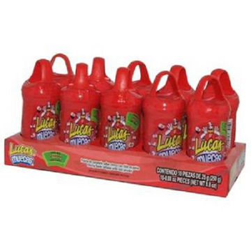 Lucas Muecas Cherry Lollipops (10 Count)