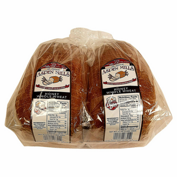 Aspen Mills Honey Whole Wheat Bread, 32 oz, 2 count