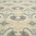 Ikat Traditional Floral Handmade Rug, close up of the texture