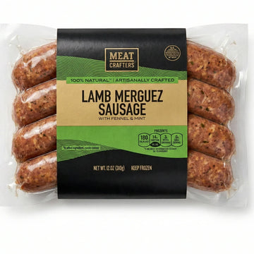 Lamb Merguez Sausage Links: Fennel, Mint, Paprika