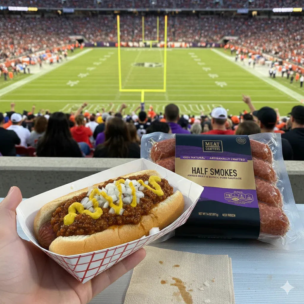 Half-Smoke Sausage Links: Beef & Pork, DC-Inspired Flavor