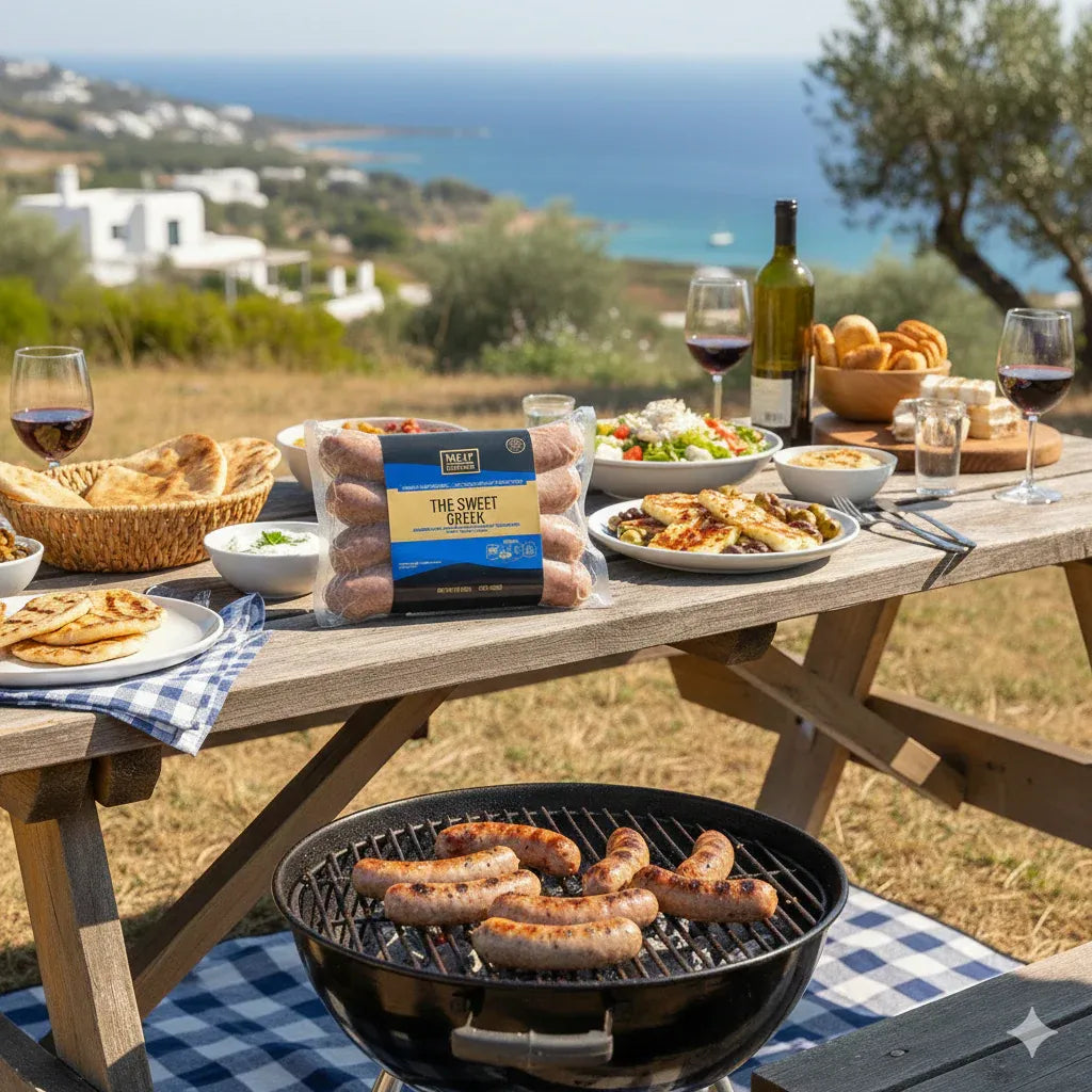 Classic Sweet Greek Pork Sausage Links: Loukaniko Recipe