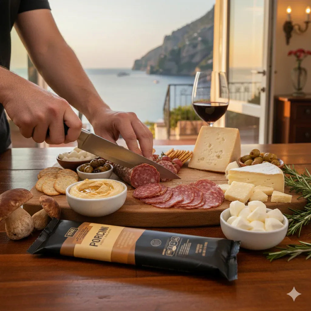 Cured Porcini Pork Salami: Mushroom-Infused, Italian-Flavor