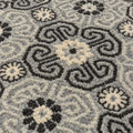 Ishahan Ikat Persian Style Rug, close up of the texture