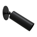 Italian Mid-Century Pure Brass Cylinder Wall Sconce – 1950s Style in matt black