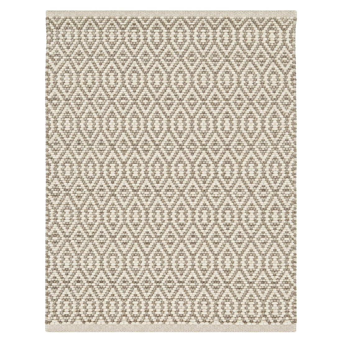 Jute and Cotton Blend Rug - Soft and Versatile Home Decor, full view on a white background