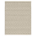 Jute and Cotton Blend Rug - Soft and Versatile Home Decor, full view on a white background