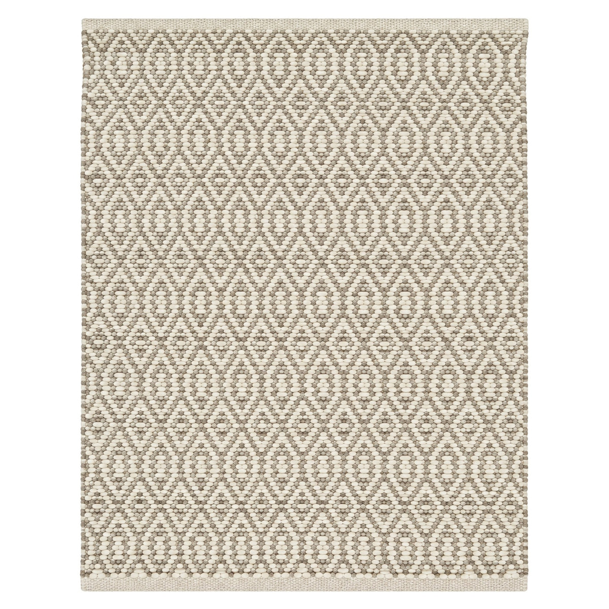 Jute and Cotton Blend Rug - Soft and Versatile Home Decor, full view on a white background