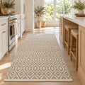 Jute and Cotton Blend Rug - Soft and Versatile Home Decor in a kitchen