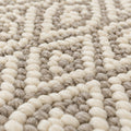 Jute and Cotton Blend Rug - Soft and Versatile Home Decor, close up of the texture