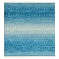 Lagoon Contemporary Plush Hand knotted Rugs, full view on a white background