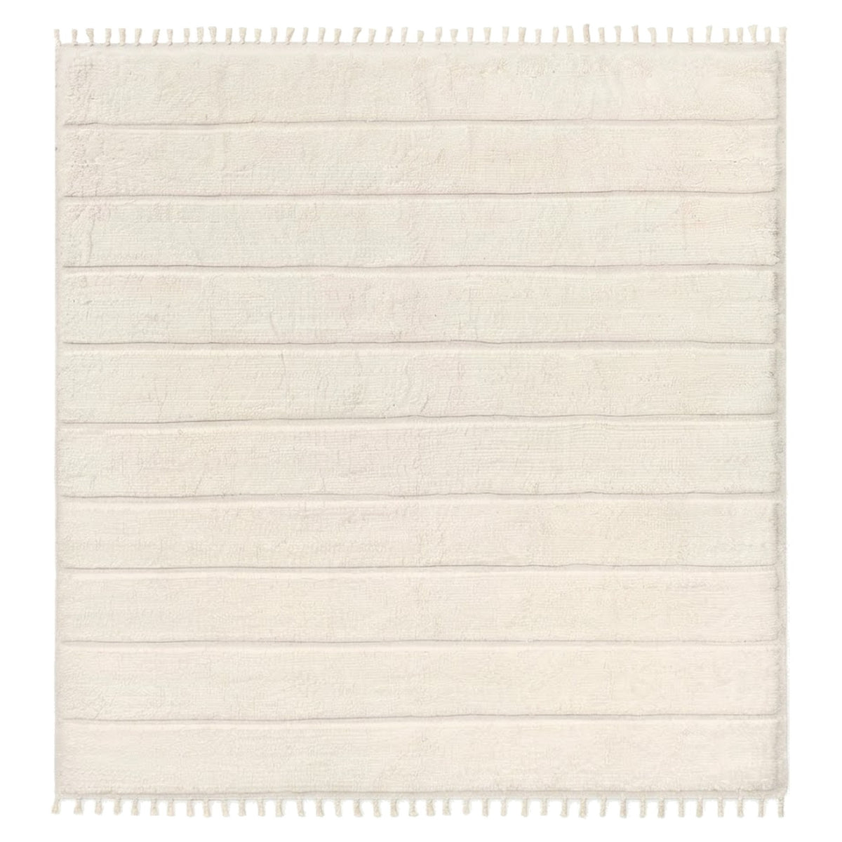 Luxurious Shag Rug - Plush and Cozy, full view on a white background