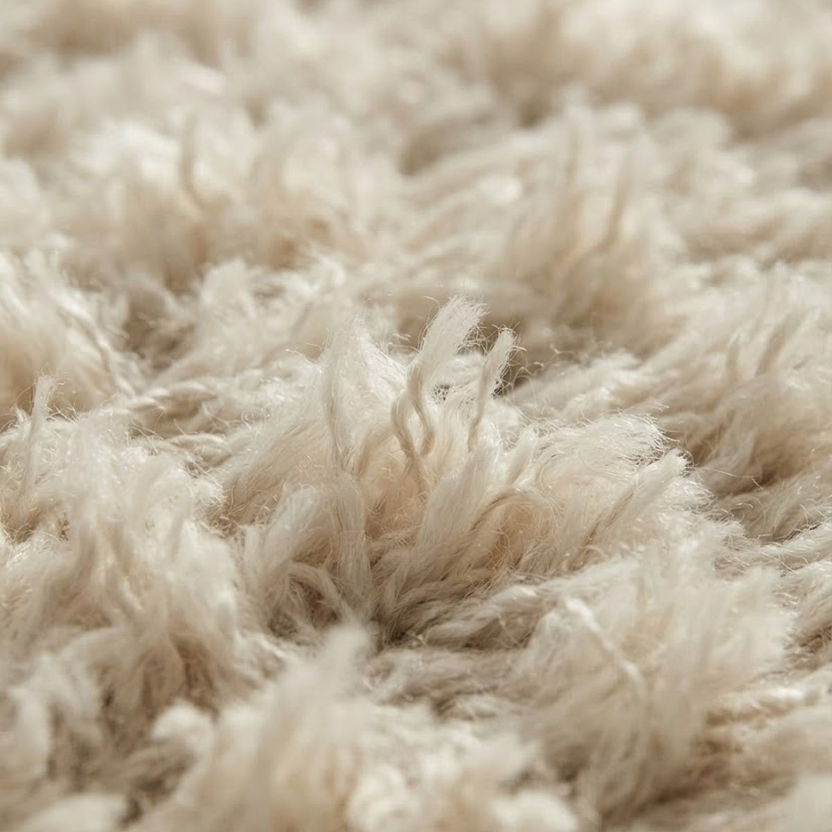 Luxurious Shag Rug - Plush and Cozy, close up of the texture