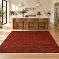 Meteo Soft Wool Hand Knotted Rug in a kitchen