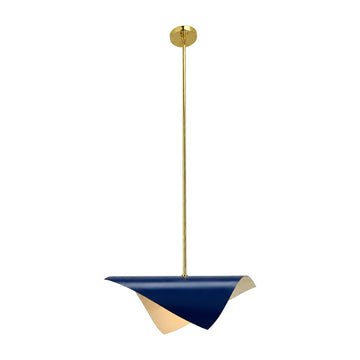 Mid-Century Brass Sputnik Chandelier | 4-Light Orb Fixture in polished brass