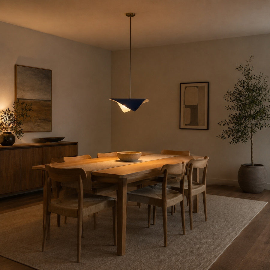 Mid-Century Brass Sputnik Chandelier in a room