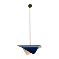Mid-Century Brass Sputnik Chandelier | 4-Light Orb Fixture in raw brass