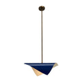 Mid-Century Brass Sputnik Chandelier | 4-Light Orb Fixture in blackened brass