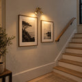 Mid-Century Italian Style Brass Wall Sconce – Dual Spotlight Design in a room