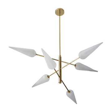 Mid-Century Modern Sputnik in polished brass