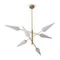 Mid-Century Modern Sputnik in brushed brass