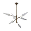 Mid-Century Modern Sputnik in antique brass