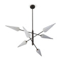 Mid-Century Modern Sputnik in blackened brass