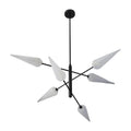 Mid-Century Modern Sputnik in antique black