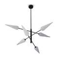 Mid-Century Modern Sputnik in matt black
