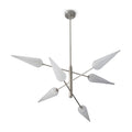 Mid-Century Modern Sputnik in brushed chrome