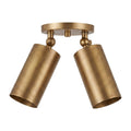 Mid-Century Wall Sconce – 1950s Italian Style Brass Light Fixture in raw brass