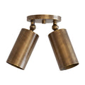 Mid-Century Wall Sconce – 1950s Italian Style Brass Light Fixture in antique brass