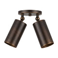 Mid-Century Wall Sconce – 1950s Italian Style Brass Light Fixture in blackened brass
