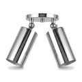 Mid-Century Wall Sconce – 1950s Italian Style Brass Light Fixture in polished chrome