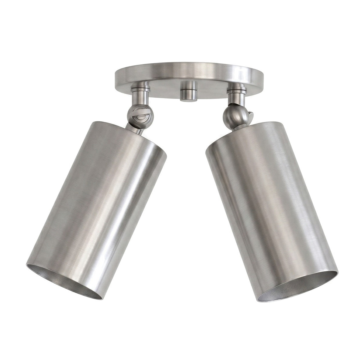 Mid-Century Wall Sconce – 1950s Italian Style Brass Light Fixture in brushed chrome