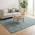 Mika Vintage Transitional Rug in a living room