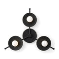 Minimalist Geometric Ceiling Light in antique black