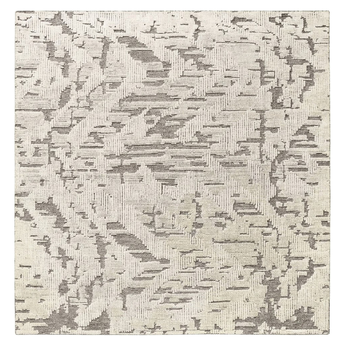 Minimalist Pattern Rug, full view on a white background