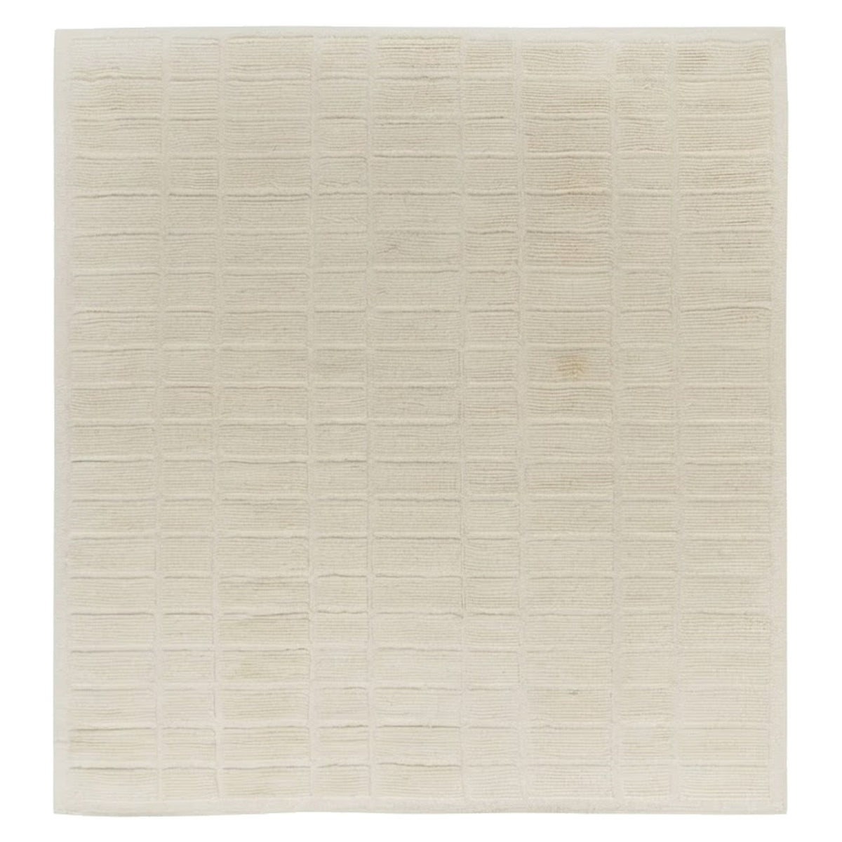 Modern Boho Chic Rug, full view on a white background