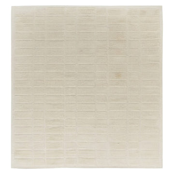 Modern Boho Chic Rug, full view on a white background