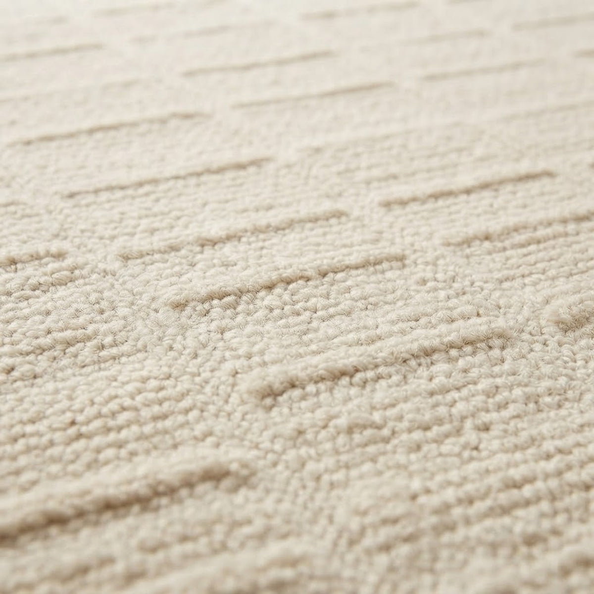 Modern Boho Chic Rug, close up of the texture