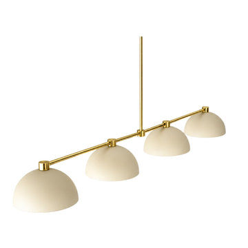 Modern Elegance Chandelier in polished brass